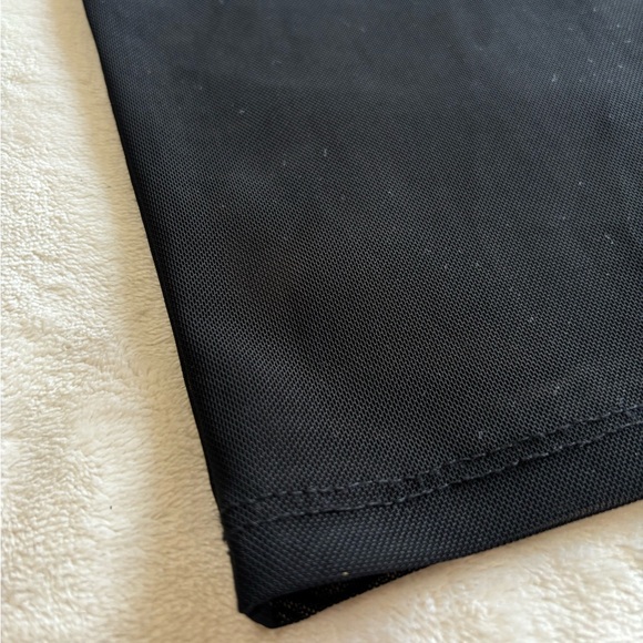 Stretch mesh black long sleeve turtleneck - Picture 6 of 10